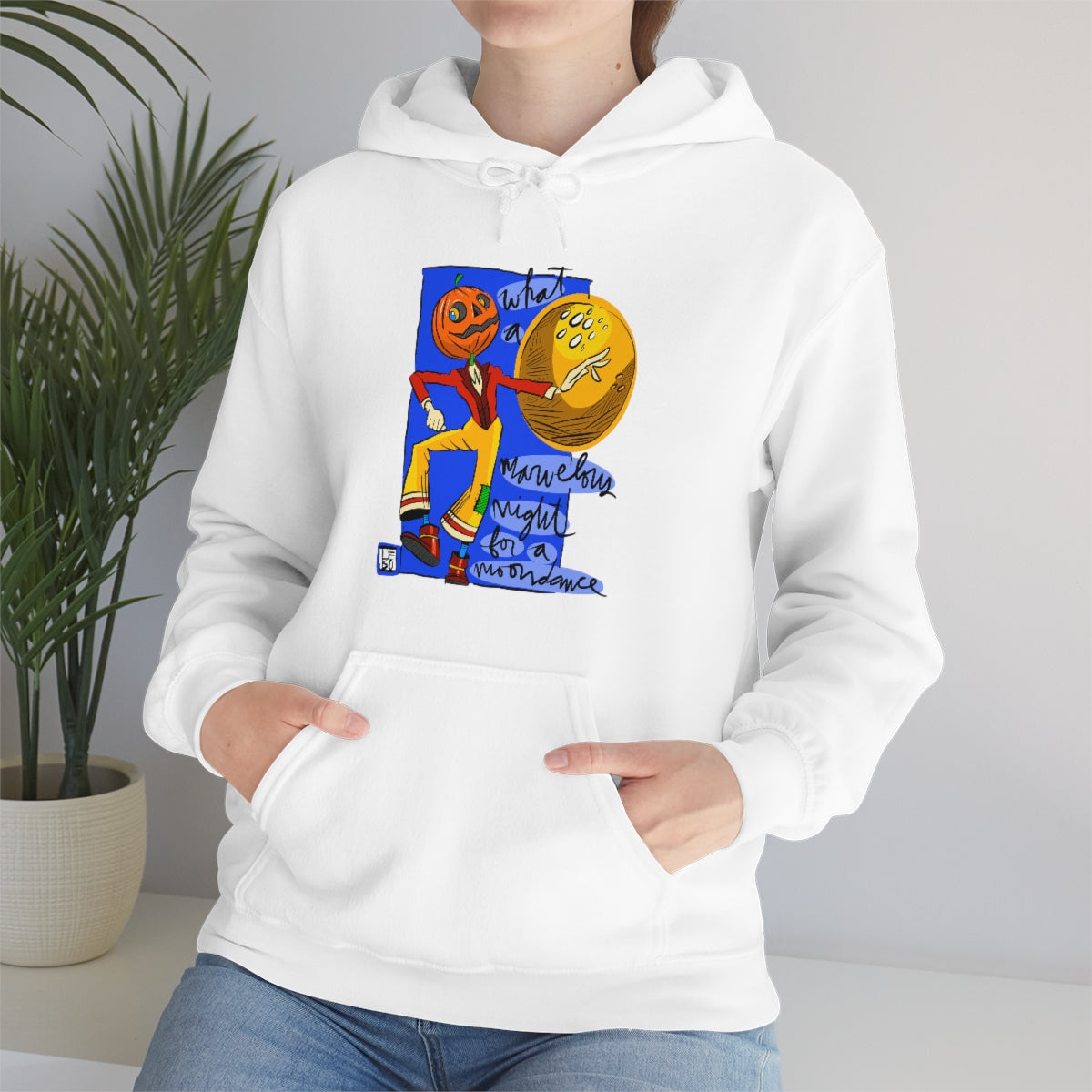 What a Marvelous Night for a Moondance  - Lebo Unisex Hooded Sweatshirt